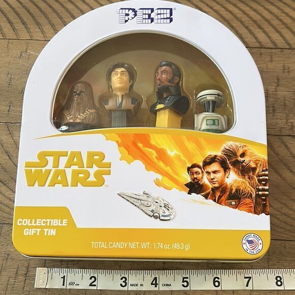 Star ⭐️ Wars Pez collectible tin. 2018 Chewy Solo Lando and L3 37 - Picture 9 of 17
